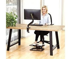 Fellowes Ergonomics EPPA™ vieno monitoriaus laikiklis, juodas