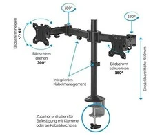 Fellowes ergonominė laikiklis 2 monitoriams, Reflex