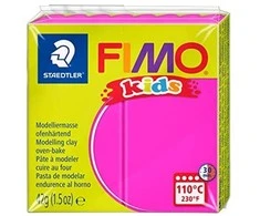 Fimo Plastikiniai masė termoreaktyviosios Vaikų fuchsia 42g