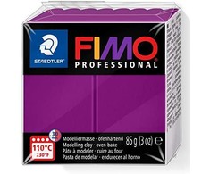 Staedtler Modeliavimo masė - Fimo Professional - Violetinė - 85 g - Kietėja kepant - Smulkūs ir tikslūs modeliai