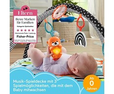 Fisher Price FP veiklos kilimėlis su šviečiančiu ir grojančiu gyvūnėliu