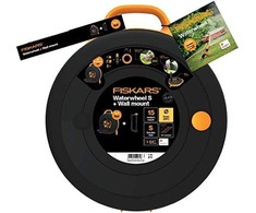 Fiskars laistymo ritė su žarna Waterwheel S su sieniniu laikikliu (1026376)