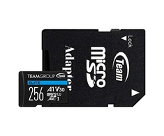 Team Group TEAMGROUP Atminties kortelė Micro SDXC 256GB Elite A1 V30 + Adapteriai