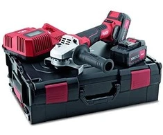 Akumuliatorinis kampinis šlifuoklis FLEX LBE 125 18.0-EC/5.0 Set