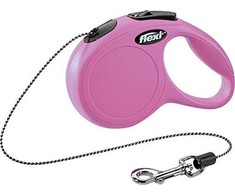 Trixie „Flexi“ – naujas „Classic XS 3M“ laidas „Rožinė Max 8Kg“ – (600,7706)