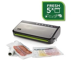 Food Saver Vakuumavimo Aparatas - Foodsaver Ffs005x 0.5 Mbar Juodas Nerūdijančio Plieno