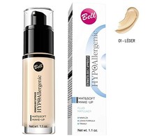 Bell HypoAllergenic Mat&amp;Soft MakeUp 01 Light rusvai gelsvas, 30 g