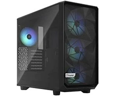 Fractal Design Fraktalų dizainas | Meshify 2 Lite RGB TG šviesos atspalvis | Šoninis langas | Juodas | E-ATX | Įtrauktas maitinimo šaltinis Nr. | ATX