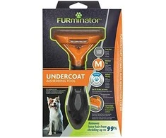 Furminator deShedding  šukos ilgaplaukiams šunims, sveriantiems 9-23 kg.