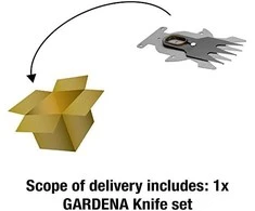 Žolės peilių komplektas Gardena 2344-20, 900986101