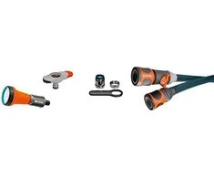 Gardena Tekstilinės žarnos Liano™ 10 m su čiaupų jungtimi vidaus čiaupams rinkinys