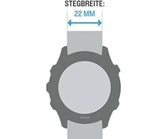 Išmaniojo laikrodžio Garmin Fenix 7 silikoninis graitai atsegamas dirželis, Raudonos spalvos, 22mm