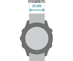 Garmin Acc, 20 mm, UltraFit 2, nailoninė juosta, pilka, WW/Asia
