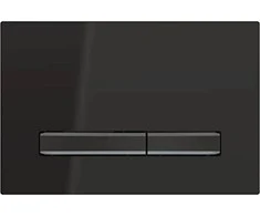 Geberit Nuleidimo mygtukas Sigma50 nuleidimo mygtukas, priekis, juodas, mygtukai: juodas chromas [1]
