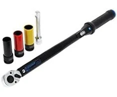 Gedore Gedore Sukamasis veržliaraktis TORCOFLEX UK Set, 1/2 (juodas, su 3 aliuminio ratlankių lizdais)