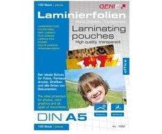 Genie Genie Lamiertaschen 100 A5 - Folien