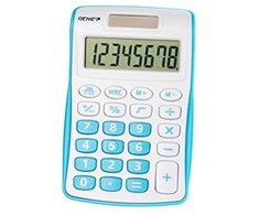 Calculator Genie Calculator 120 B 8-digit mėlyna