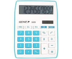 Skaičiuotuvas Genie GGENIE Tischrechner 840B Blau