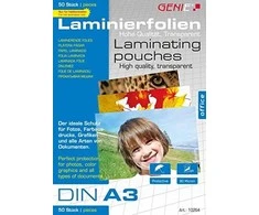 Genie Genie Lamiertaschen 50 A3 - Folien