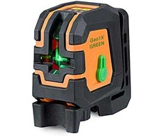 Kryžminis lazerinis nivelyras Geo-Fennel Geo1X-Žalias