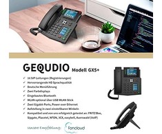 Telefonas GEQUDIO GX5+ Rinkinys telefonu IP su adapteriu