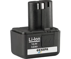 Akumuliatorius GESIPA Li-ion 14,4V 2,0Ah