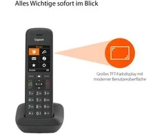 Gigaset C575 juoda