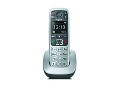 Gigaset E560 tarptautinis didelio mygtuko belaidis telefonas – platininis
