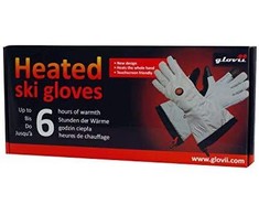 Šildančios pirštinės Glovii GS8 su baterija - Pilkas S