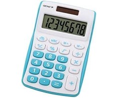 Calculator Genie Calculator 120 B 8-digit mėlyna