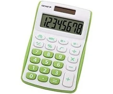 Genie GENIE skaičiuotuvas Taschenrechner 120 G 8-stellig grün