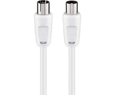 Goobay Kabelis MicroConnect Antena 5m balta (COAX050W)