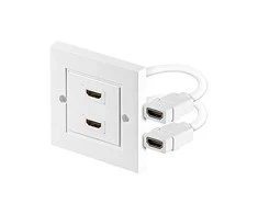 Goobay PremiumCord Moteris 2x HDMI, balta (kphdmz02)