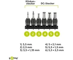 Premiumcord Goobay Universalus maitinimo adapteris 230V/3-12V DC 600mA