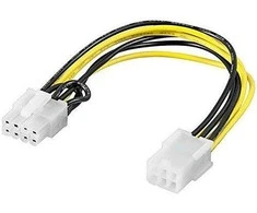 „Goobay“ | Maitinimo kabelis / adapteris kompiuterio vaizdo plokštei; PCI-E / PCI Express; 6 kontaktų į 8 kontaktus