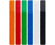 Goobay Cable management set with hook-and-loop fastener (17cm) 70350 mėlynas, žalias, oranžinis, red, juodas, baltas