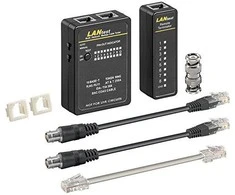 Inline Goobay Apvalus testeris CAT 5/6, skirtas wtyków RJ11 / RJ12 / RJ45 (93010)