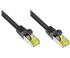 „Good Connections“ CAT 7 jungiamasis laidas, juodas, 1M (8070-010S)
