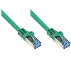 GoodConnections Good Connections Patchkabel Cat. 6a S/FTP, PiMF halogenfrei 500MHz žalias 5m