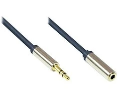 GoodConnections Good Connections 3,5mm Klinke Kabelis 1m St. zu Bu. dunkelblau