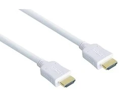 Good Connections Geros jungtys Didelės spartos HDMI kabelis 1 m su Ethernet auksiniu kištuku baltas