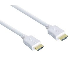 Good Connections Geros jungtys High Speed HDMI Kabelis 3m mit Ethernet auksinis Stecker balta