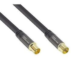 GoodConnections Good Connections Antennenkabel SmartFLEX 1m IEC St. zu Koax Bu. >120dB juodas