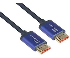 Kabelis Alcasa Alcasa 4521-SF020B HDMI kabelis 2m HDMI A tipo (standartinis) mėlynas