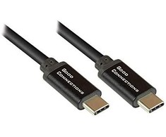 Good Connections Geros jungtys USB2.0 Kabelis 1m USB-C St./St. SmartFLEX PD juodas