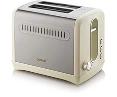 Skrudintuvas Gorenje Toaster T1100CLI rusvai gelsvas/ nerūdijantis plienas, Plastikas, metalas, 1100 W, Lizdų skaičius 2, Galios lygių skaičius 6,