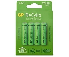 GP Battery GP baterija GP – ReCyko NiMH 210AAHCE įkraunamos baterijos, 4 pakuotės