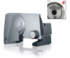 Graef G 52 Twin, Elektrinis, 2 cm, Pilkas, Aliuminis, Metalas, Plastikas, 140 mm, 22,5 cm