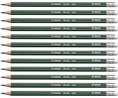 Staples PIŠTUKAS SU TRINTUKU OTHELLO HB BOX OF 12 STABILO 2988/HB