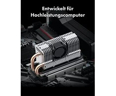 Graugear M.2 disko radiatorius su ventiliatoriumi (G- M2HP04- F)